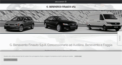 Desktop Screenshot of beneventofinauto.it